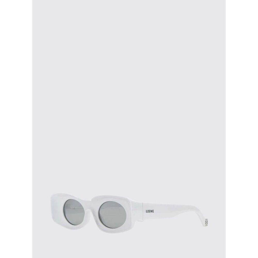 Loewe Men Rectangular Sunglasses Loewe In Transparent Acetate